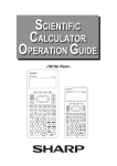 Scientific Calculator Operation Guide