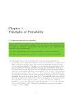 Chapter 1 Principles of Probability