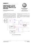 AND8474 - Implementing a 310 W Power Supply with
