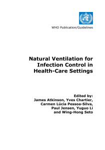Natural Ventilation for Infection Control in Health