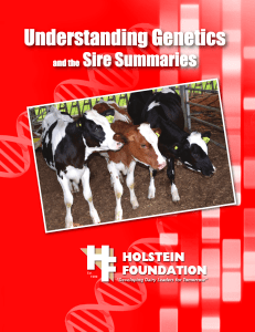 Understanding Genetics and the Sire Summaries