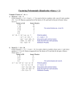 Factoring Polynomials (Quadratics when a > 1)