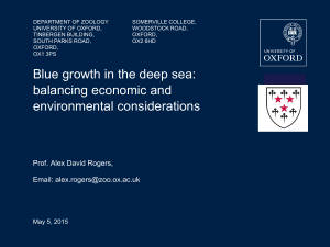 Blue growth in the deep sea: balancing economic and