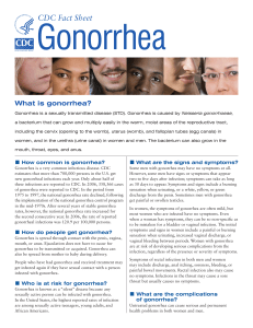 Gonorrhea Fact Sheet