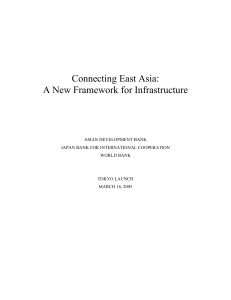 Connecting East Asia: A New Framework for