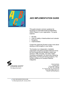 aed implementation guide