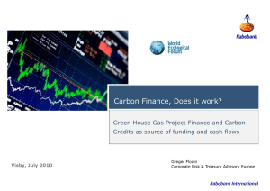Carbon Finance, Does it work?