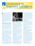Conducting an Electronic Search