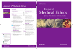 Table of Contents - Journal of Medical Ethics