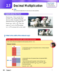 Decimal Multiplication