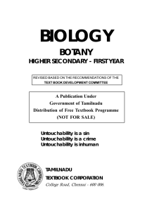 Bio-Botany - Textbooks Online
