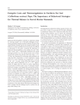 Energetic Costs and Thermoregulation in Northern Fur Seal