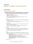 stress and health psychology