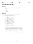 Unit 2 Triangle Similarity Study Guide