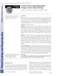 Conservation of phylogeographic lineages under climate change