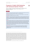 Prognosis of Adults With Borderline Left Ventricular Ejection Fraction