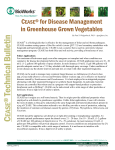 CEASE for Disease Management in Greenhouse