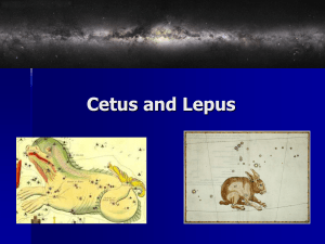 Cetus and Lepus