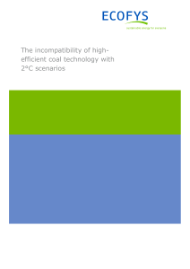 The role of HELE coal in 2 degree Celsius compatible scenarios