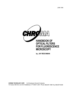 Handbook of Optical Filters for Fluorescence Microscopy