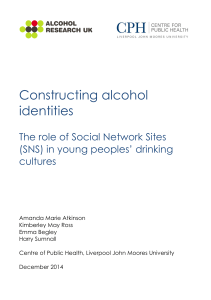 Constructing alcohol identities
