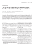 The Fraction of Cortical GABAergic Neurons Is Constant from Near