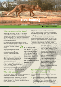 1080 baiting - Wheatbelt NRM