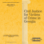 Civil Justice for Victims of Crime in Georgia