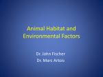Animal Habitat and Environmental Factors