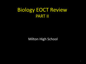 Biology EOCT Practice Questions Part 2
