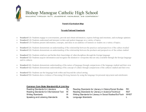 French II - Bishop Manogue Catholic High School