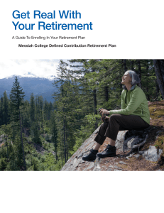 Retirement Plan Enrollment Booklet