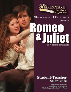 Romeo and Juliet - The Shakespeare Theatre of New Jersey