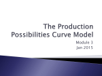 The Production Possibilities Curve Model