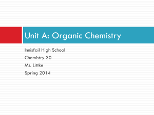 9.1-10.5 Organic Chemistry