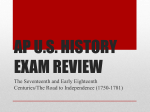 AP U.S. HISTORY EXAM REVIEW