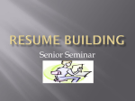 resume building presentation