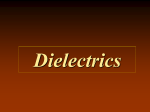 Dielectrics