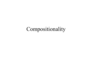 Compositionality (Powerpoint)