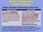 Colonial Democracy Notes