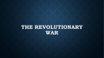 The revolutionary War