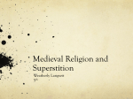 Medieval Religion and Superstition