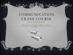 Communication Crash Course - HCC Learning Web