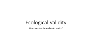 Ecological Validity
