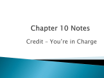 Credit - You`re In Charge