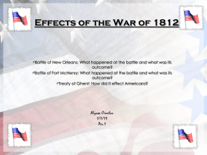 Effects of the War of 1812
