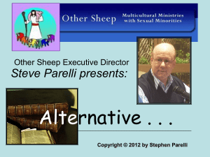 Romans 1:26, 27 - Other Sheep Exec Site