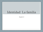 Identidad: La familia