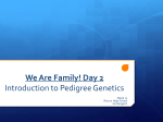 We Are Family! Introduction to Pedigree Genetics