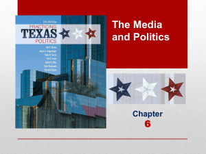The Media`s Roles in Politics